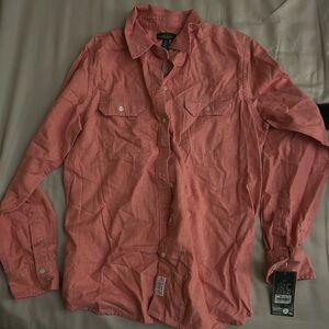 Lauren Ralph Lauren Coral Button Down Shirt